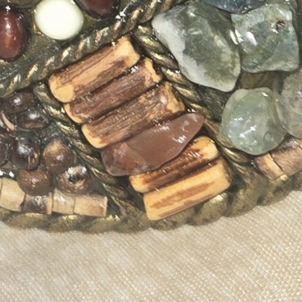 CAbi Beaded Women's Belt with Brown and Gold Accents - Picture 5 of 6